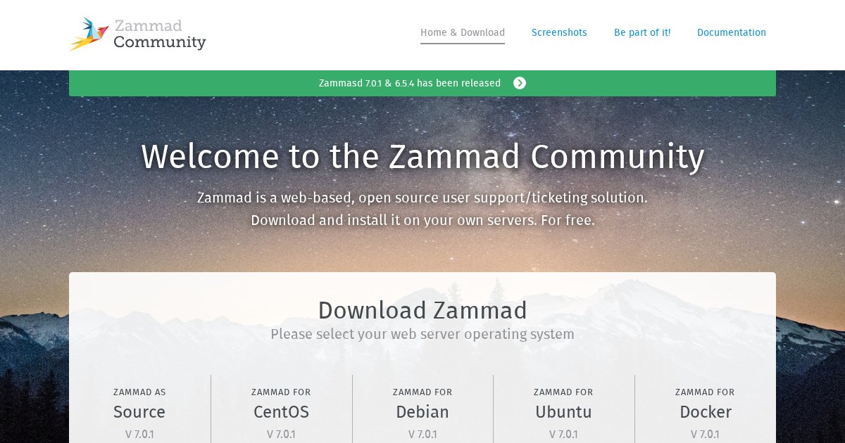 Zammad: Web-based open-source helpdesk/customer support
