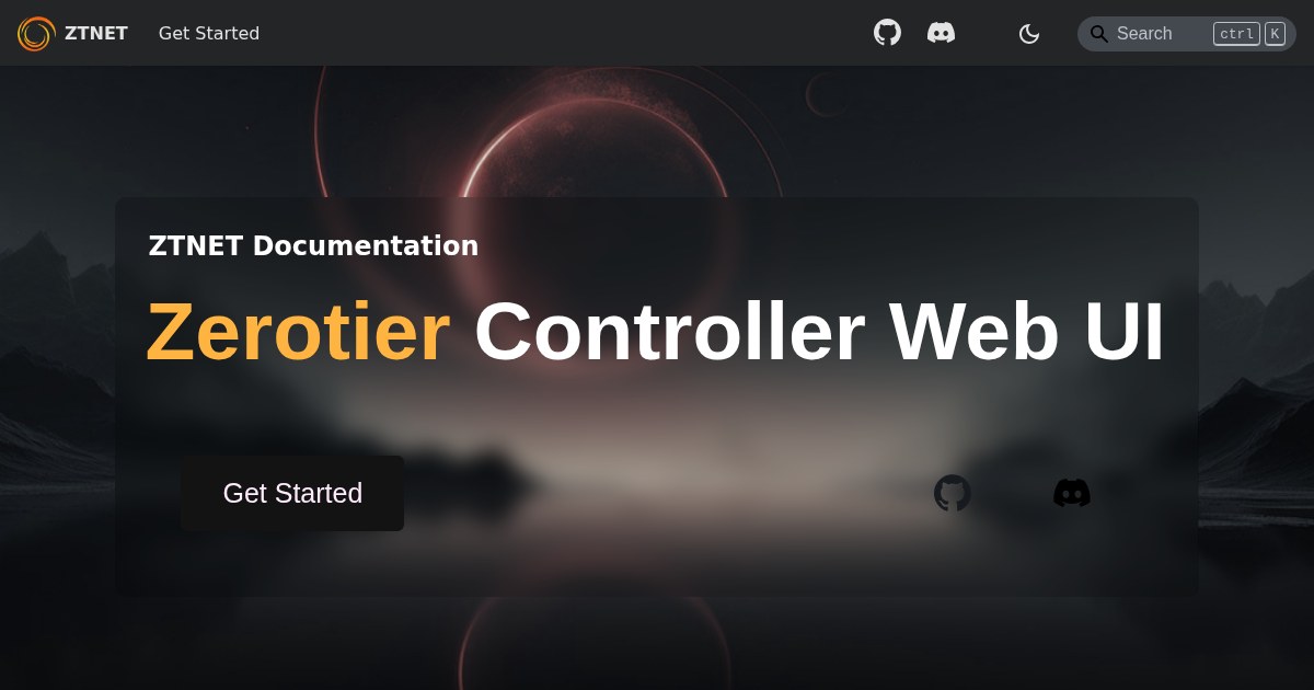 ZTNET: Self-hosted ZeroTier network controller